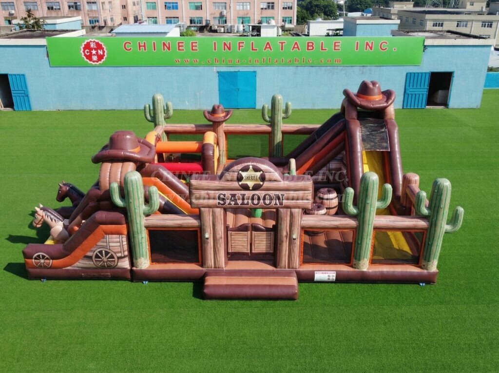 T2-7172 Wild West Theme Inflatable Bouncer