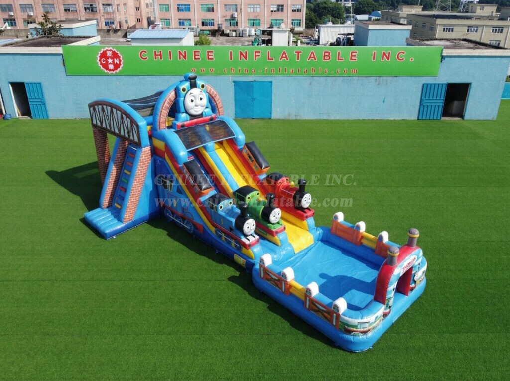 T8-6211 Thomas & Friends Theme Inflatable Water Slide