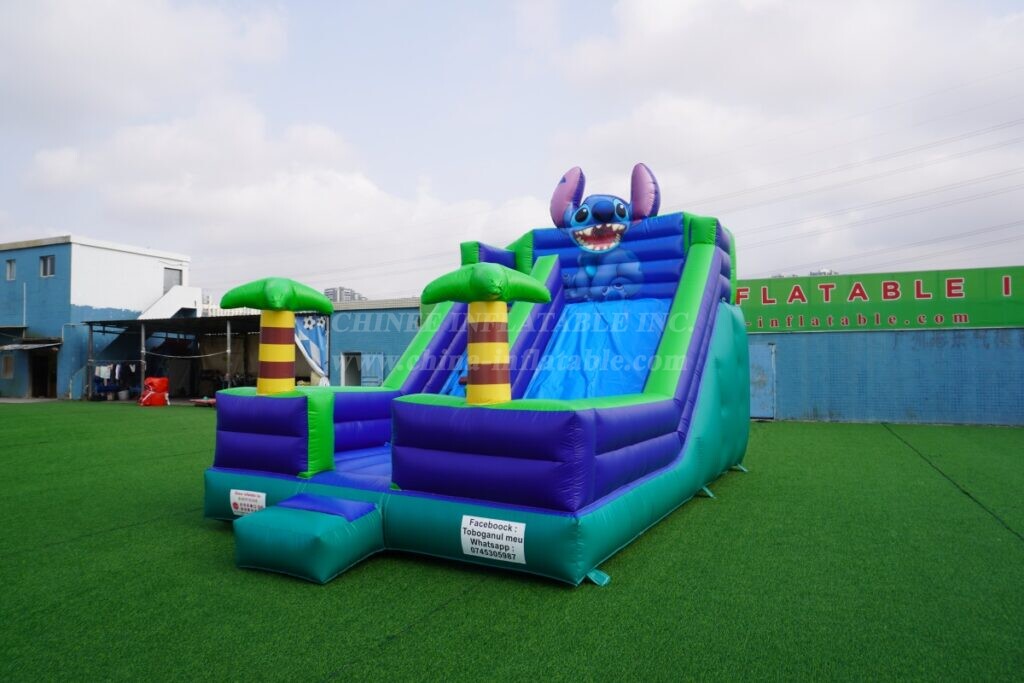 T8-108E Lilo & Stitch Theme Inflatable Slide