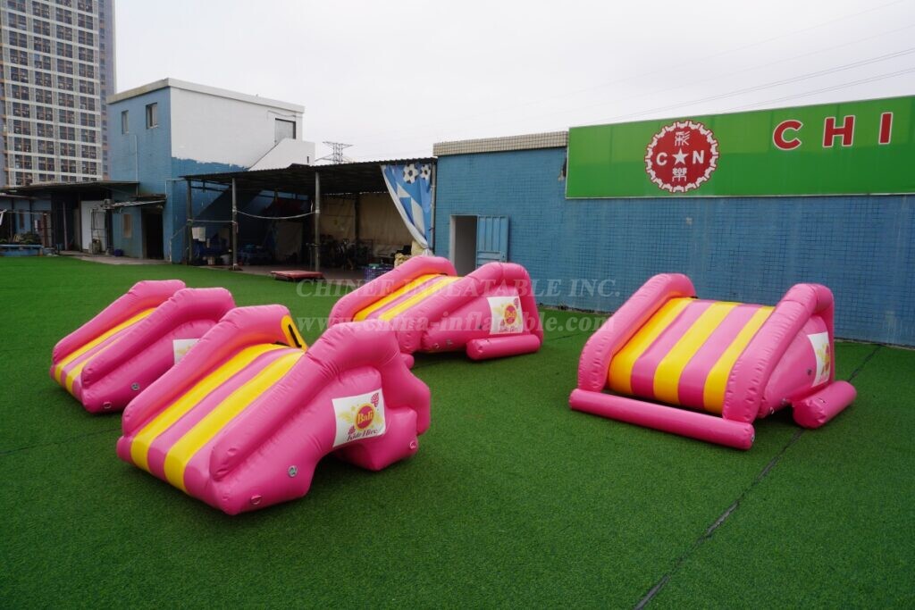 T11-560B Inflatable Pink Slide for Pool Activities