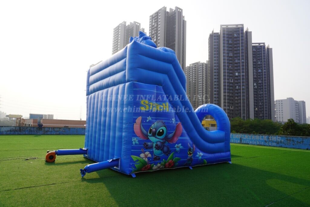 T8-8466B1 Lilo & Stitch Theme Inflatable Water Slide