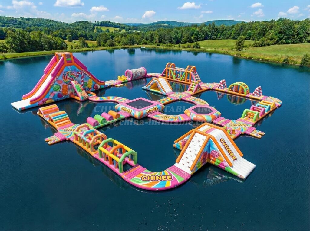 S720 Candy Theme Inflatable Water Park