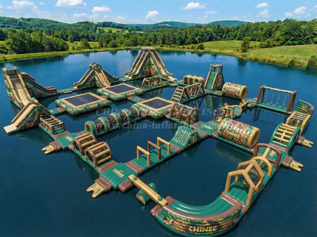 S726 Jungle Theme Inflatable Water Park