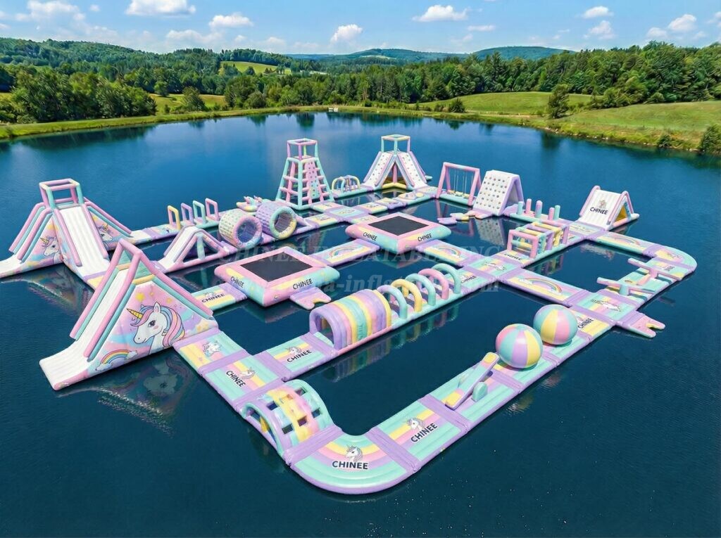 S747 Unicorn Theme Inflatable Water Park