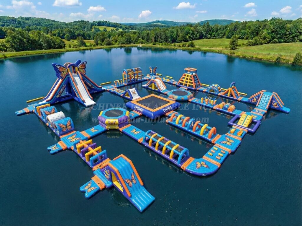 S762 Butterfly Theme Inflatable Water Park