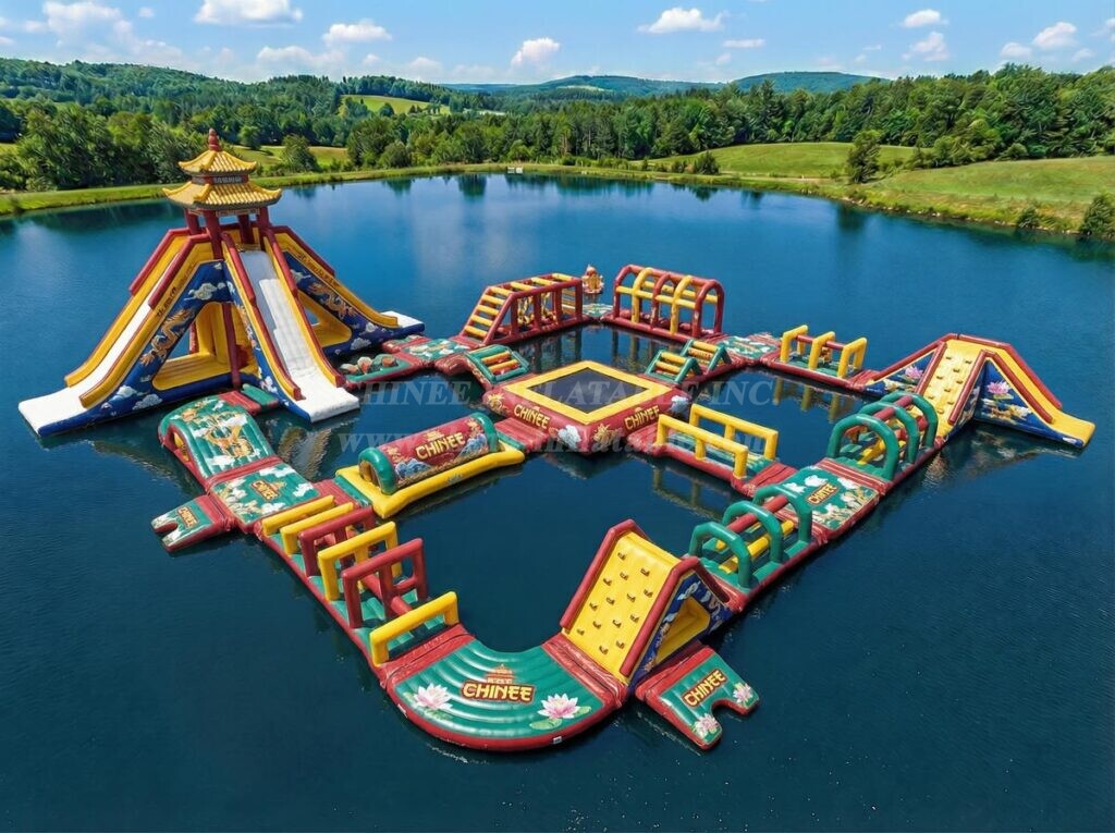 S766 Chinese Style Theme Inflatable Water Park