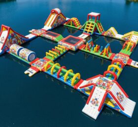 S768 Clown Theme Inflatable Water Park