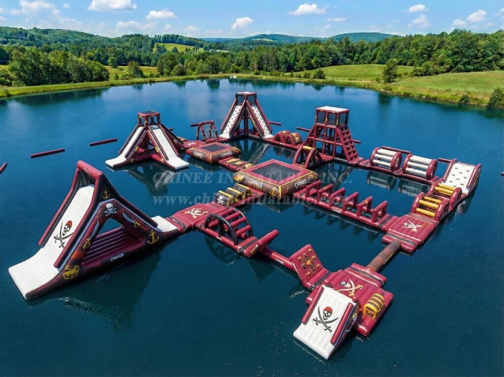 S814 Pirates Theme Inflatable Water Park