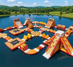 S815 Pizza Theme Inflatable Water Park