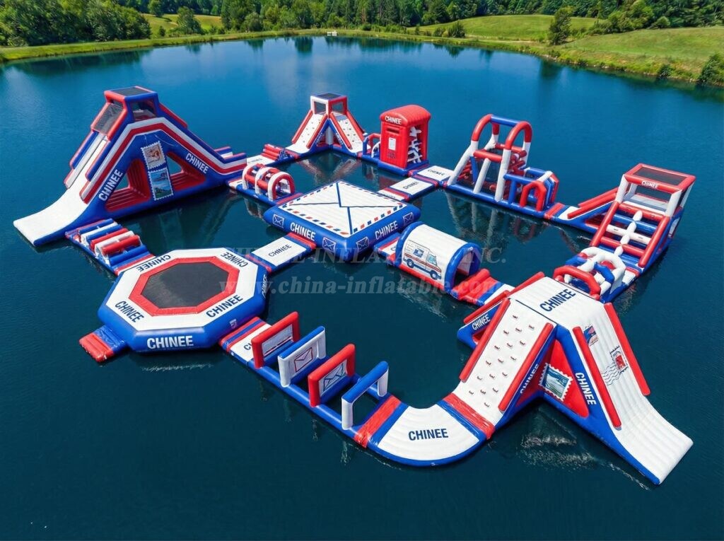 S817 Post Office Theme Inflatable Water Park