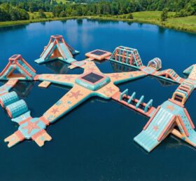 S826 Starfish Theme Inflatable Water Park