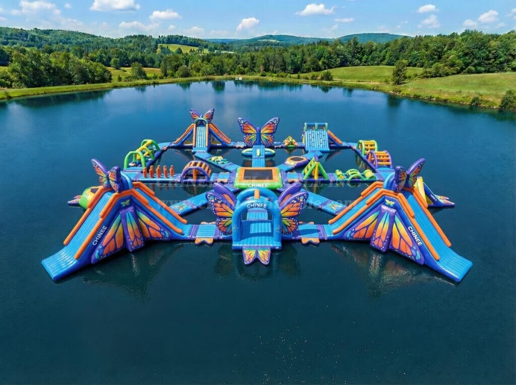 S842 Butterfly Theme Inflatable Water Park