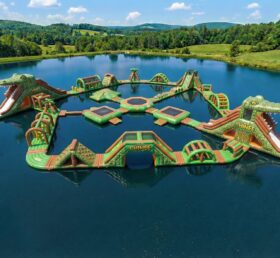 S846 Crocodile Theme Inflatable Water Park