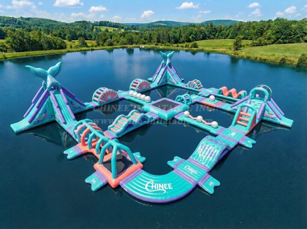 S861 Mermaid Theme Inflatable Water Park