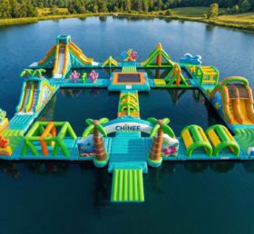 S875 Tropical Theme Inflatable Water Park