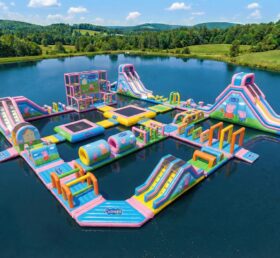 S916 Peppa Pig Theme Inflatable Water Park