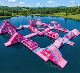 S917 Pink Panther Theme Inflatable Water Park