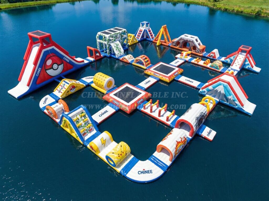 S919 Pokemon Theme Inflatable Water Park