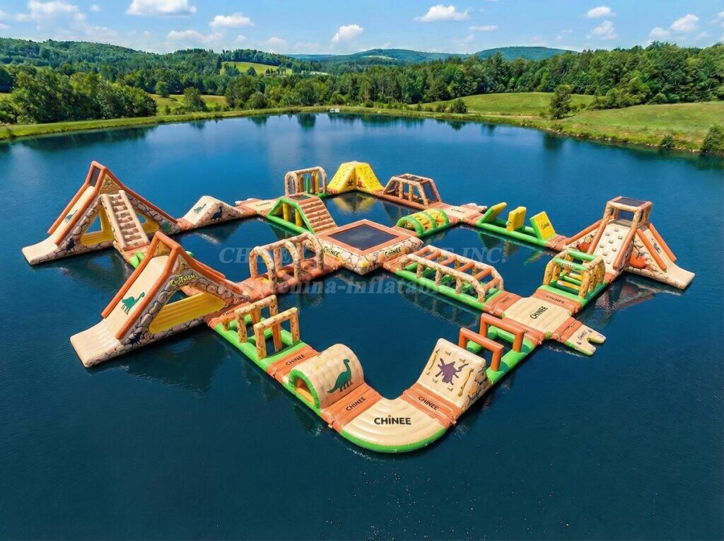 S938 The Flintstones Theme Inflatable Water Park