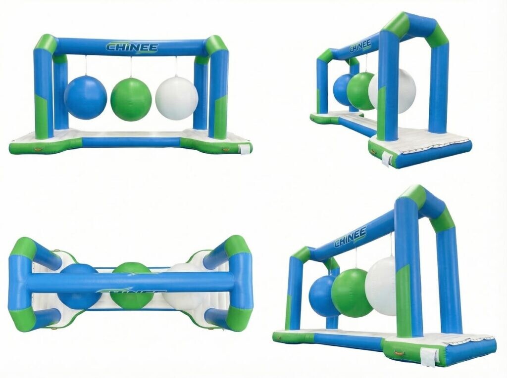 T10-614 Swinging Ball Challenge Module for Floating Parks — Ball obstacle