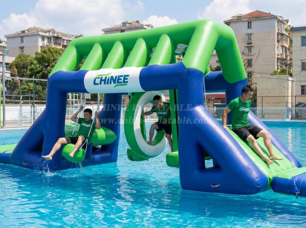 T10-612 Suspended Water Games Obstacle for Parks – Wobble Obstacle