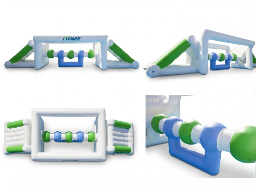 T10-619 Floating Water Obstacle for Balance Challenges – High Log Walk