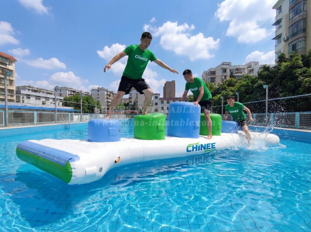 T10-625 Inflatable Floating Water Playground – Fun Pillars