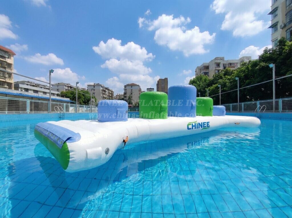 T10-625 Inflatable Floating Water Playground – Fun Pillars