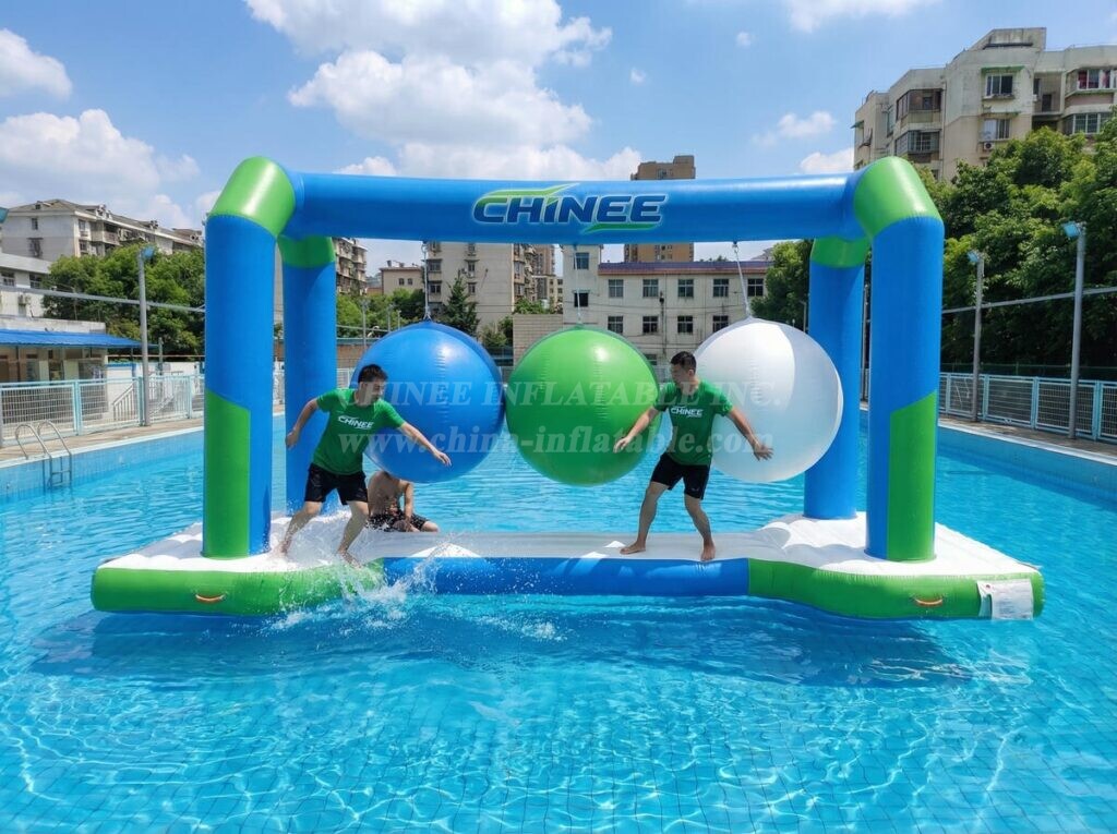 T10-614 Swinging Ball Challenge Module for Floating Parks — Ball obstacle