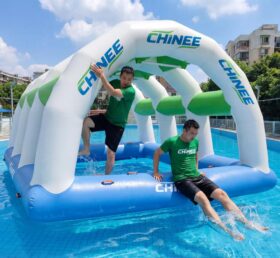 T10-604 Inflatable Water Pool Obstcale Course - Jungle Bar