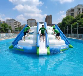 T10-626 Inflatable Floating Water Slide - Multiple Slides