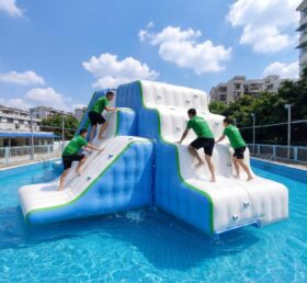 T10-631 Inflatable Water Diving Platform with Slide