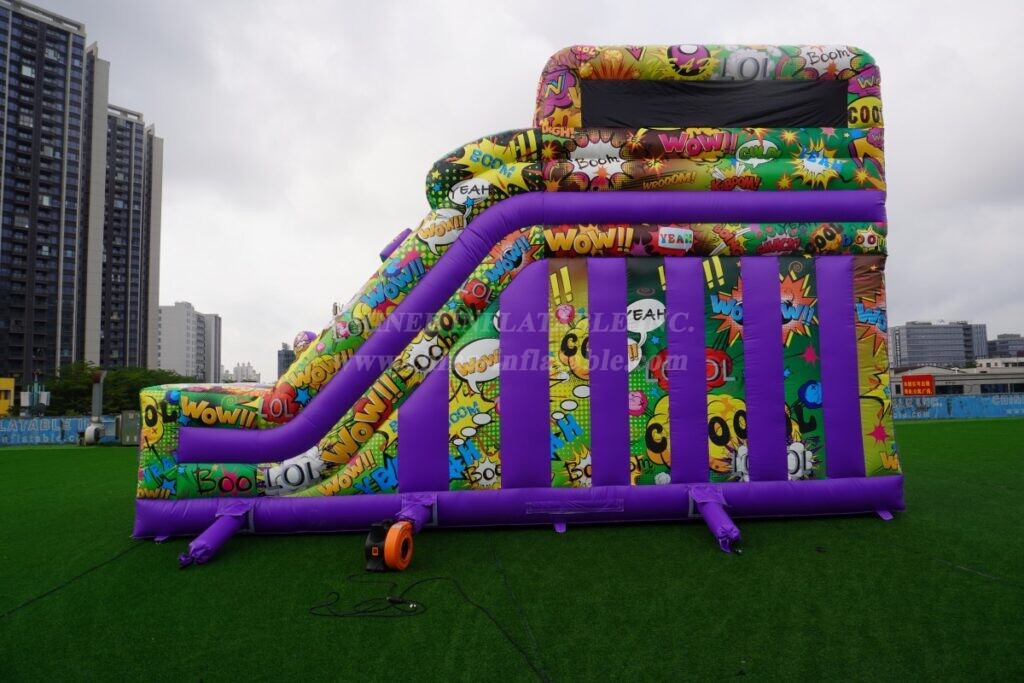 T6-848C Comic Theme Inflatable Park
