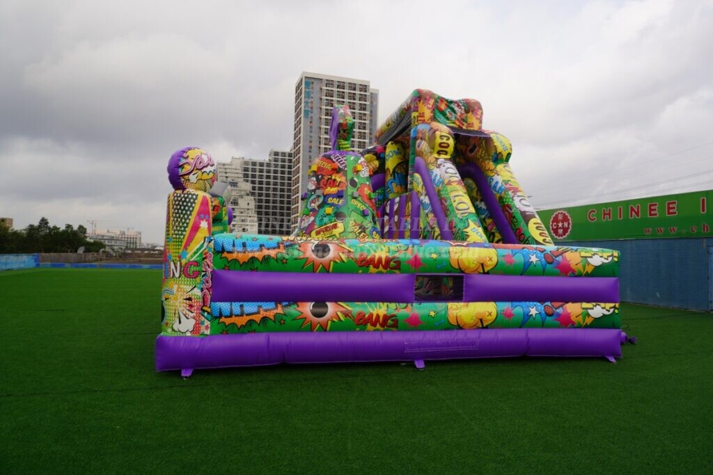 T6-848C Comic Theme Inflatable Park