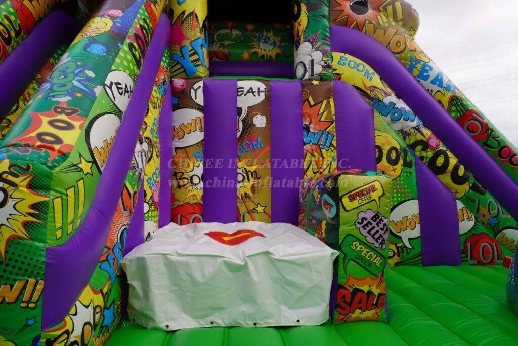 T6-848C Comic Theme Inflatable Park