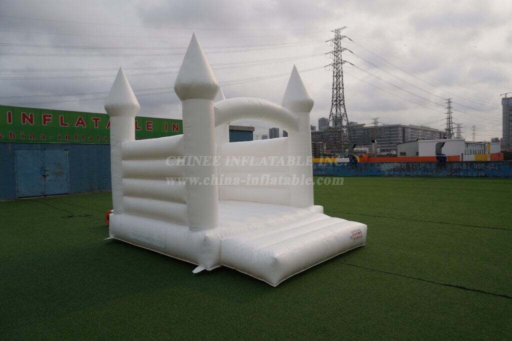 T2-8210C White Wedding Inflatable Castle