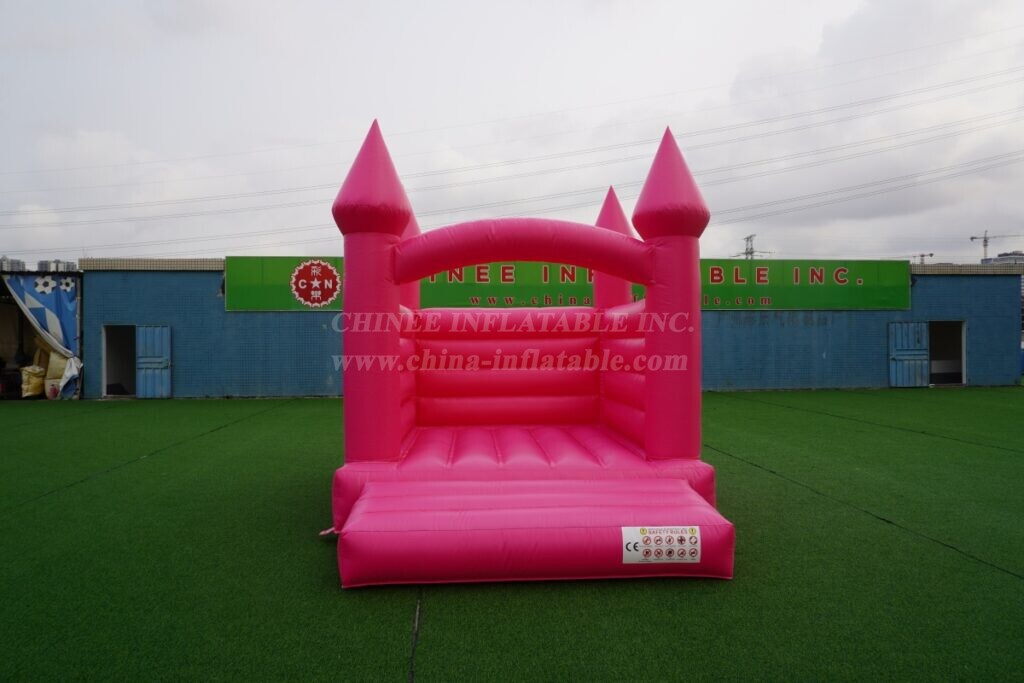 T2-8210B Pink Wedding Inflatable Castle