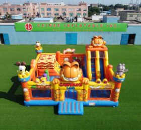 T2-8962 Garfield Inflatable Combo Bouncer with Slide