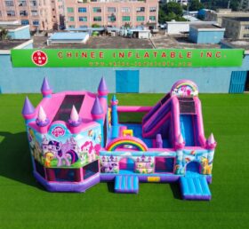 T2-8990 My Little Pony Inflatable Combo Bounce House with Slide