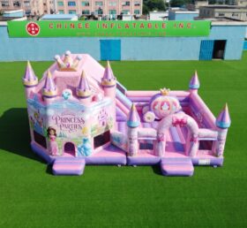 T2-8997 Princess Parties Inflatable Castle Combo with Slide