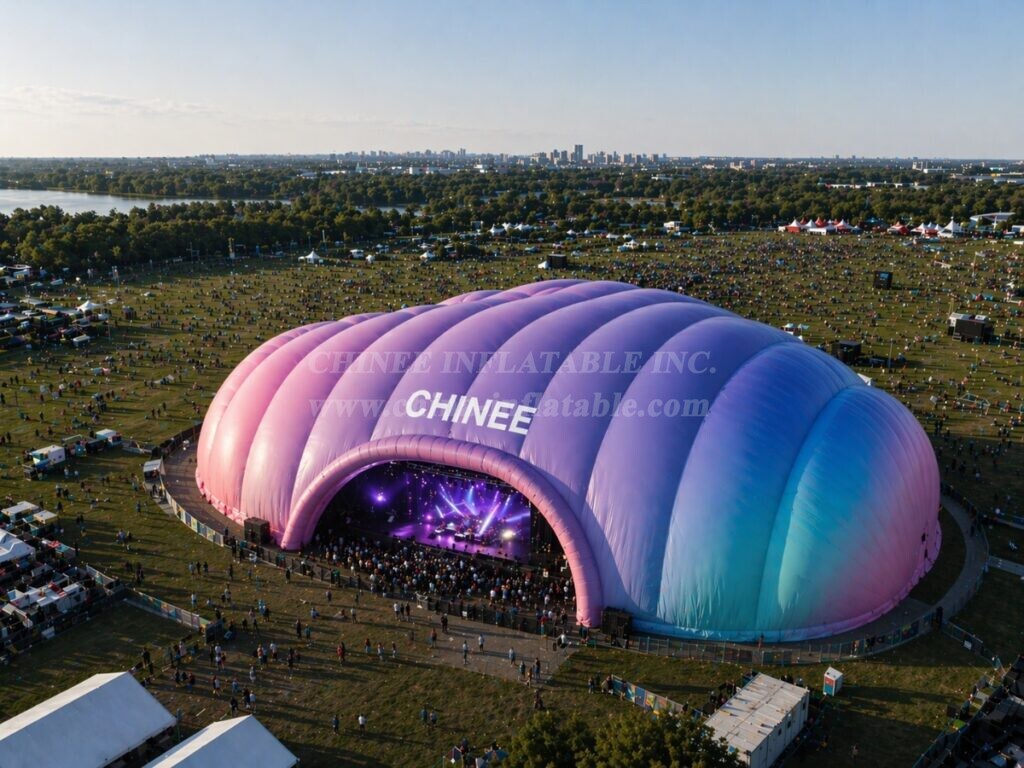 Tent3-111 Large Inflatable Concert Air Dome Stage Tent