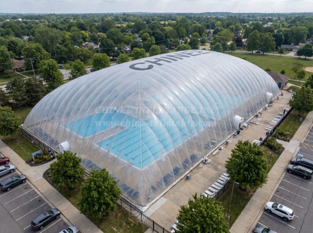 Tent3-117 Transparent Inflatable Air Dome for Swimming Pool Enclosure