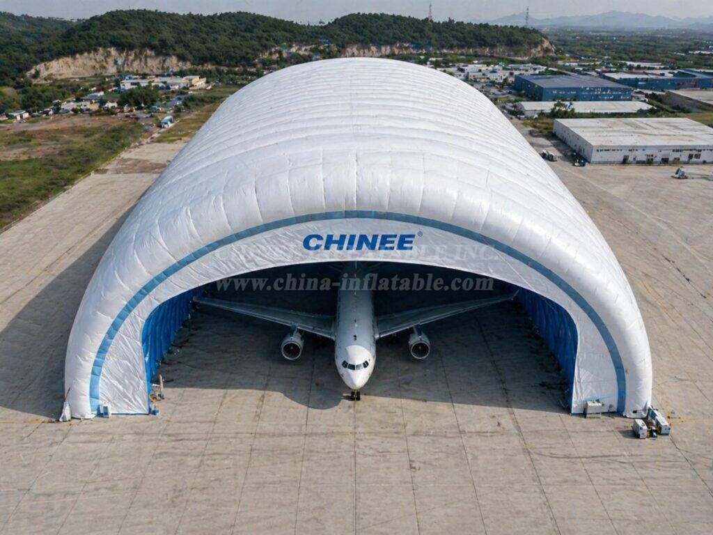Tent3-120 Large Inflatable Aircraft Hangar Air Dome