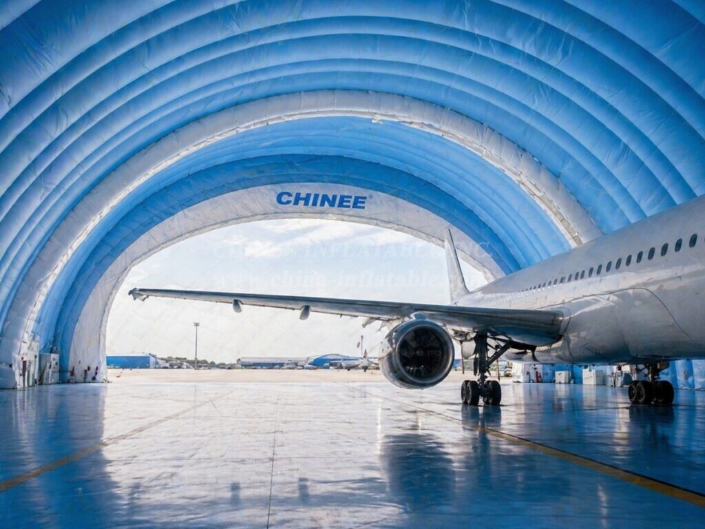 Tent3-120 Large Inflatable Aircraft Hangar Air Dome