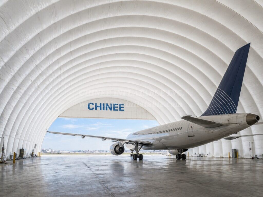 Tent3-123 Large Inflatable Aircraft Hangar Air Dome